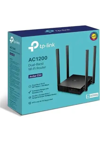 TP-Link Archer C54 Kablosuz Yönlendirici: Yüksek Performans ve Çok Yönlülük Özellikleri