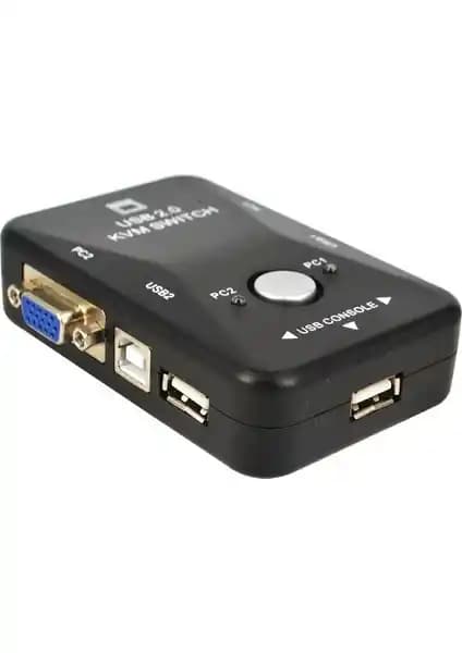 TriLine 2 Port USB KVM Switch ile Çoklu Bilgisayar Kontrolü ve Pratik Kullanım