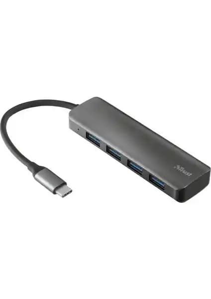 Trust USB-C 4-Port USB-A 3.2 Hub: Çoklu Bağlantı ve Yüksek Hızlı Veri Transferi Çözümü