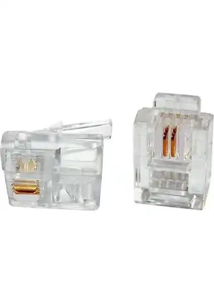 Ttec Business 6P2C RJ11 Konnektör Paketi: Güvenilir ve Pratik Kablo Bağlantı Çözümü