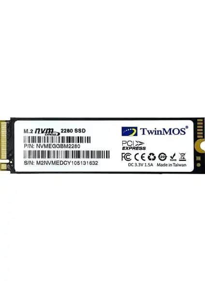 TwinMos NVMefGBm2280 512GB M.2 PCIe NVMe SSD ile Yüksek Performans ve Güvenilirlik