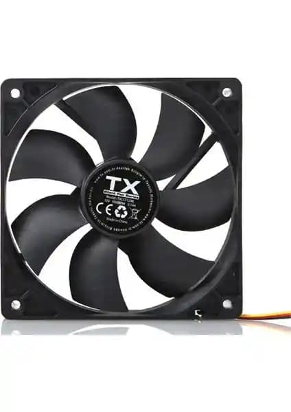 TX 12 cm Sessiz Siyah Kasa Fanı: Yüksek Performans ve Sessizlik İçin Uygun Çözüm