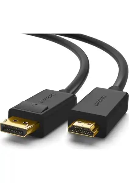 Ugreen 4K Displayport HDMI Dönüştürücü Kablo 2 Metre Uzunlukta Yüksek Kalite Bağlantı