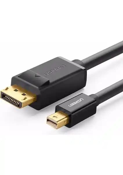 Ugreen 4K Mini DisplayPort to DisplayPort Dönüştürücü Kablo Yüksek Çözünürlük ve Dayanıklı Performans