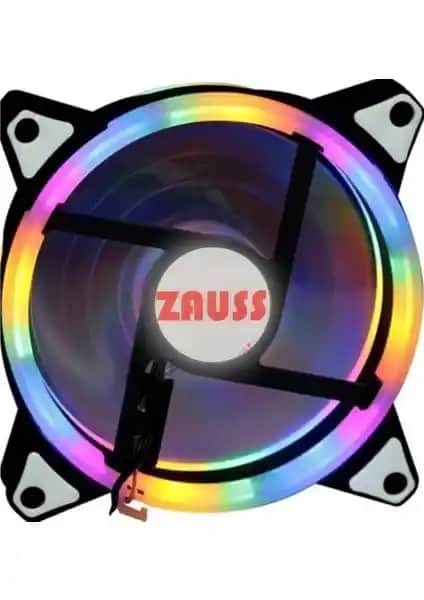 UniChrome Rainbow 12cm Renkli Kasa Fanı: Estetik ve Yüksek Performanslı Soğutma Çözümü