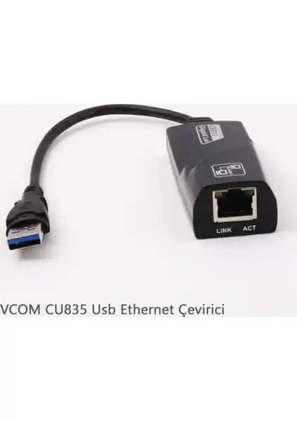 Vcom CU835 USB 3.0 Ethernet Adaptörü ile Hızlı ve Stabil İnternet Bağlantısı