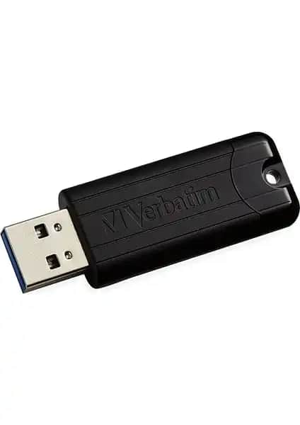 Verbatim 128GB Pinstripe USB 3.2: Yüksek Kapasiteli ve Dayanıklı USB Bellek Özellikleri