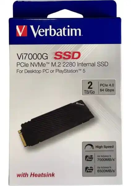 Verbatim Vi7000G 2TB M.2 NVMe SSD: Yüksek Performans ve Güç Bir Arada