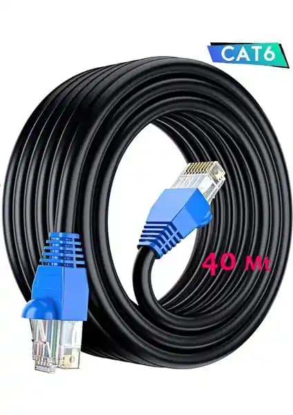 Vwin 40 Metre Cat6 Ethernet Kablosu Dış Mekan Kullanımı İçin Yüksek Performanslı Çözüm