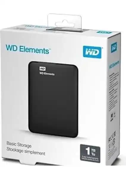 WD 1TB 2,5 Taşınabilir Harddisk 3.0 ile Hızlı ve Güvenilir Veri Taşıma Çözümü