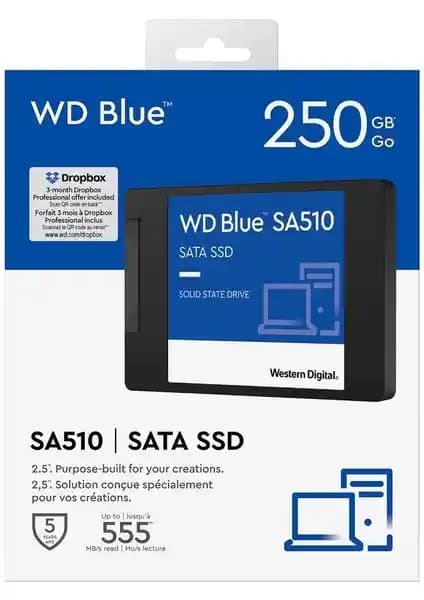 WD Blue SA510 250GB SSD: Yüksek Hız ve Güvenilirlik Sunan Depolama Çözümü