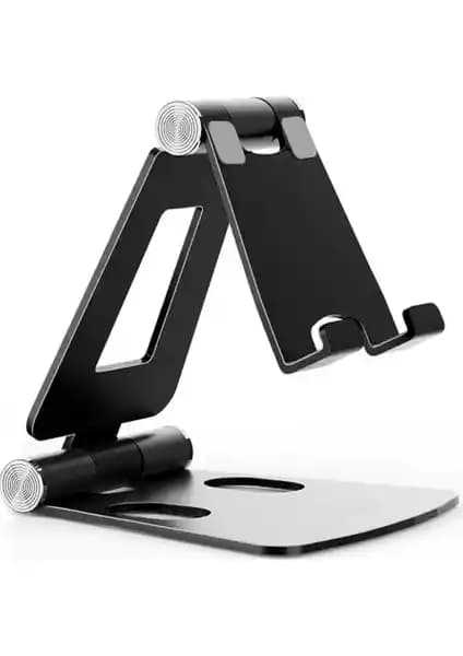 Wlue Metal Tablet ve Telefon Tutucu Standı: Şık ve Dayanıklı Ergonomik Çözüm