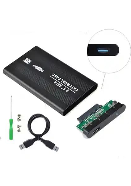 Wozlo 2.5 inç SATA HDD USB 3.0 Harddisk Kutu Dayanıklı ve Yüksek Performanslı Depolama Çözümü