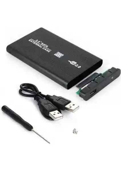 Wozlo 2.5 USB SATA HDD SSD Taşınabilir Disk Kutusu Dayanıklı ve Hafif Tasarım