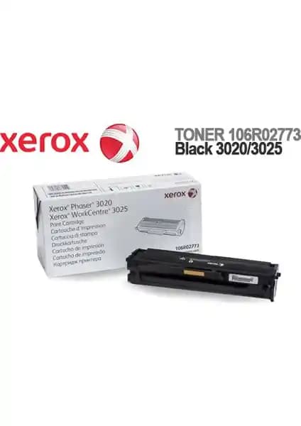 Xerox Phaser 106R02773 Siyah Toner - 1500 Sayfa Kapasiteli Orijinal Baskı Kartuşu