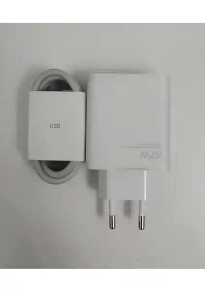 Xiaomi 67W Turbo Şarj Aleti ve Type-C Kablo: Hızlı Güvenli Şarj Çözümü