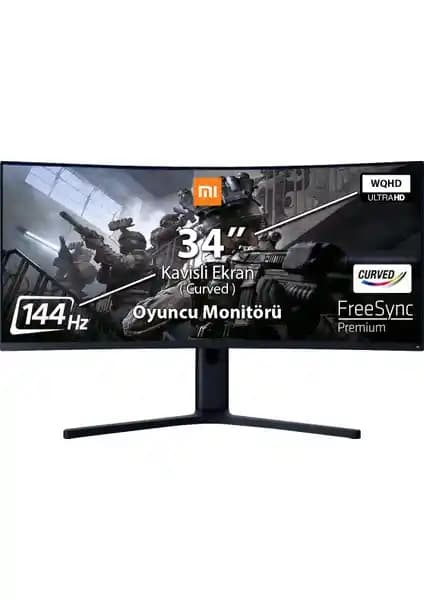 Xiaomi Mi Curved BHR4269GL 34 İnç Kavisli Monitör Yüksek Performans ve Estetik Özelliklerle