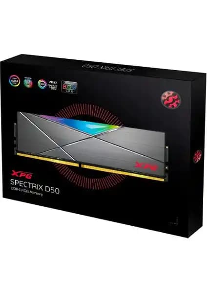 XPG Spectirix Gaming RGB D50 16GB DDR4 RAM Yüksek Hız ve Estetik Özellikleriyle