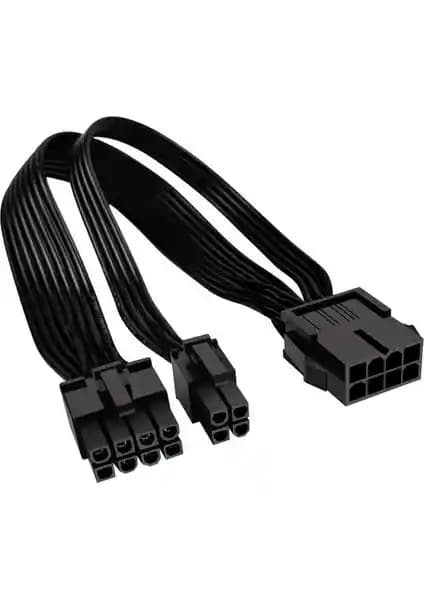 Yeka 8 Pin To 8+4 Pin CPU Kablo Çevirici: Yüksek Güç Sistemleri İçin Uygun Adaptör