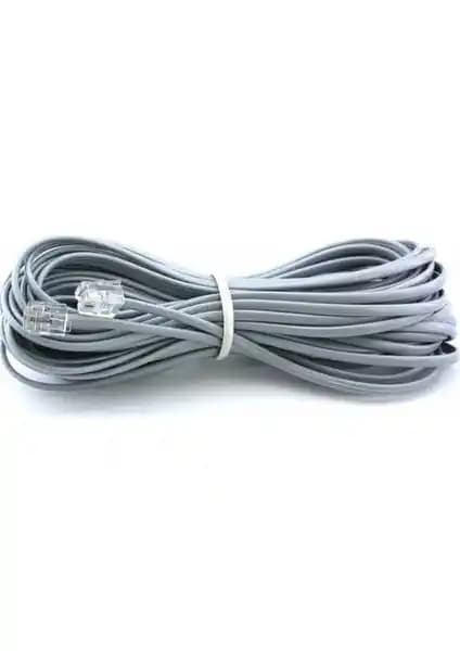 Yılmaz Elektrik ADSL Ara Kablosu 3 Metre Bakır Malzeme ve RJ11 Uyumlu
