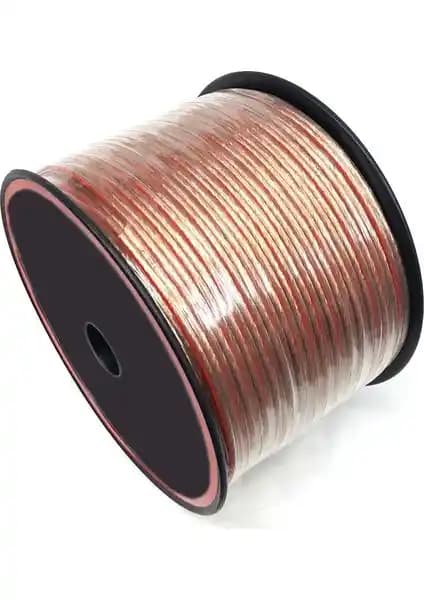 Yüksek Kaliteli 2x2,50mm Hoparlör Ses Sistemi Kablosu 5 Metre Uzunlukta Profesyonel Kullanım İçin