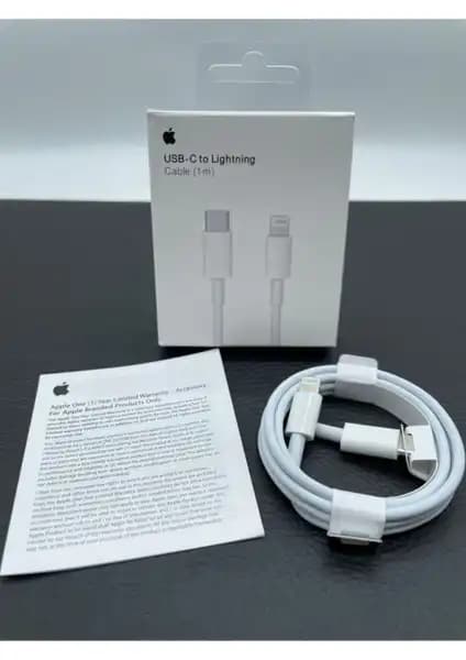 Yusoft Apple Lightning Orijinal Hızlı Şarj Kablosu: Dayanıklı ve Uyumluluğu Yüksek