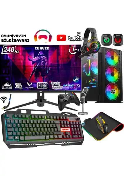 Zeiron Damage X40: Yüksek Performanslı Oyun ve Profesyonel Kullanım Bilgisayarı