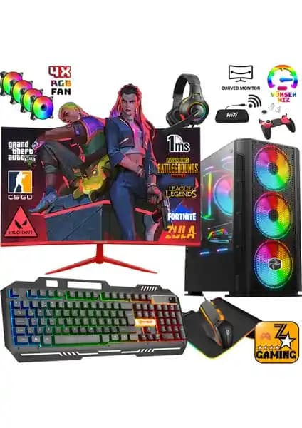 Zeiron FX60: Güçlü İşlemci ve Geniş Ekran ile Yüksek Performanslı Masaüstü Bilgisayar