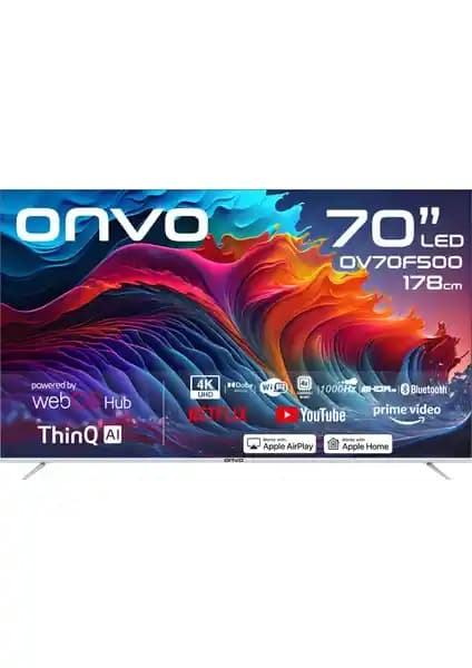 Onvo OV70F500 ve Vestel 65QG9840 Akıllı Televizyonların Detaylı Karşılaştırması
