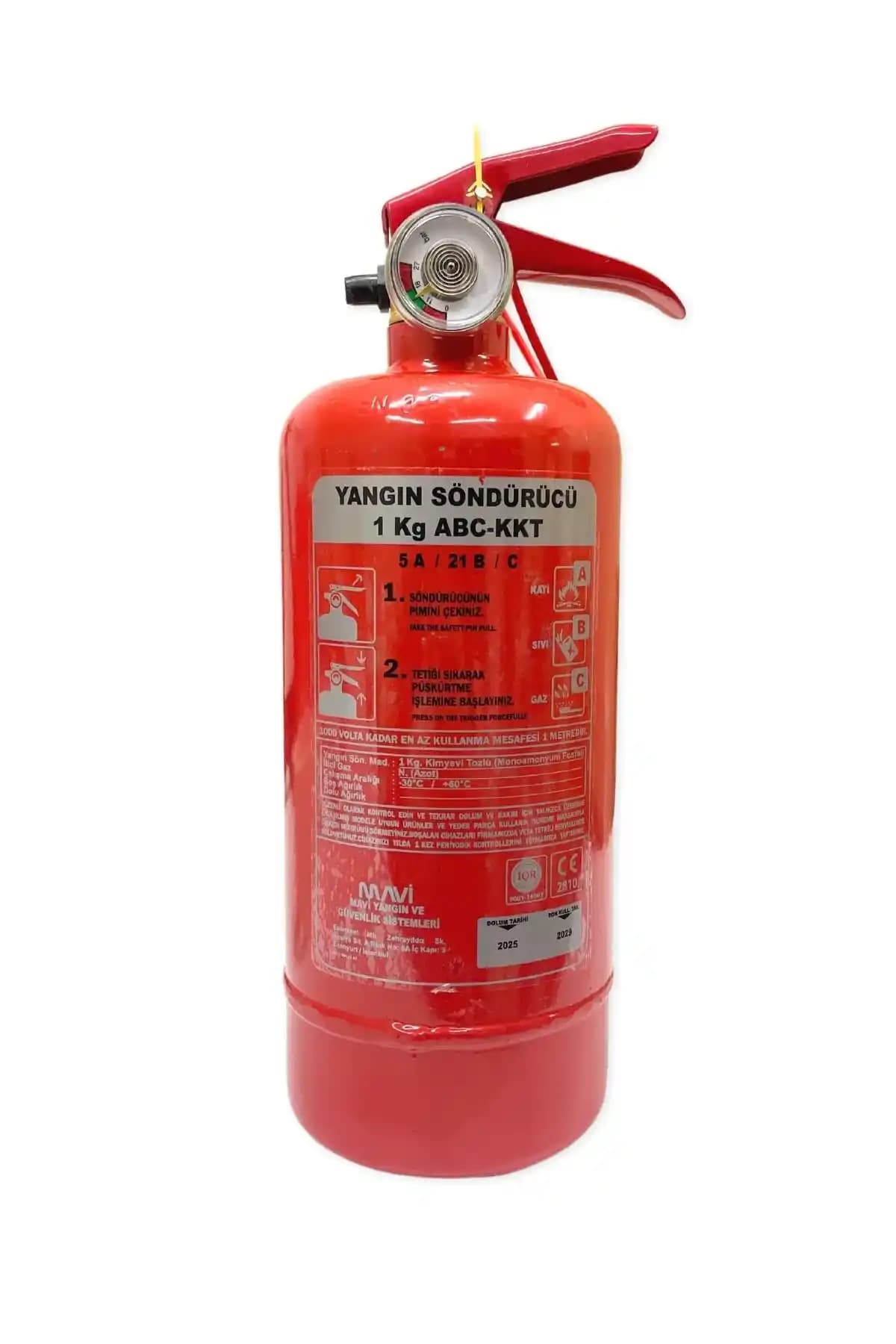 Araç Güvenliği İçin 1 Kilo Yangın Tüpü Seçimi ve Güvenilirlik Kriterleri