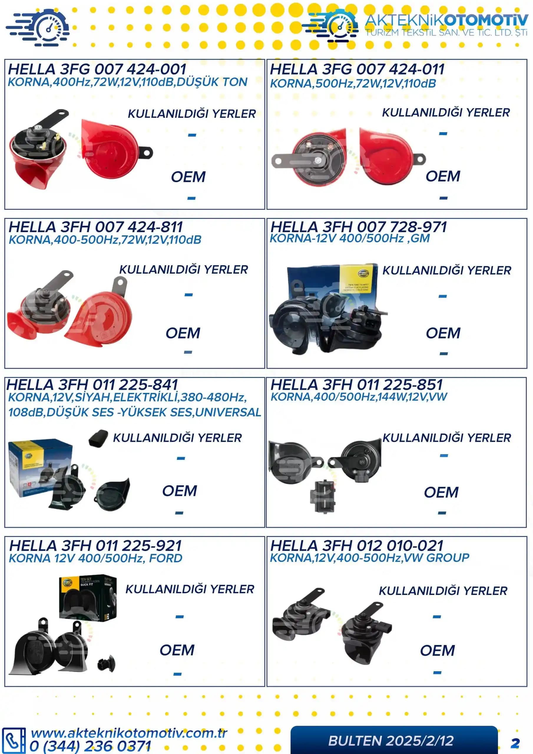 Araç Korna Sistemleri: Elektronik ve Mekanik Karşılaştırması ve Kullanım Alanları