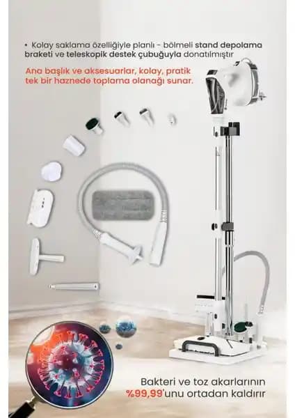 Youban KF1804: Deterjansız Hijyen İçin Çok Fonksiyonlu Buharlı Temizlik Makinesi