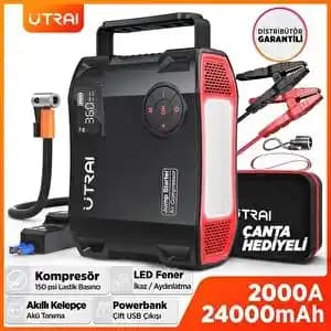 24000mAh Kapasiteli Taşınabilir Jump Starter Cihazlarının Güncel Özellikleri ve Kullanım Alanları