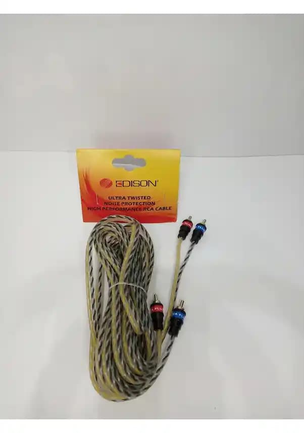 5 Metrelik RCA Kablosu ve Amfi Bağlantısı İçin Kullanım Rehberi