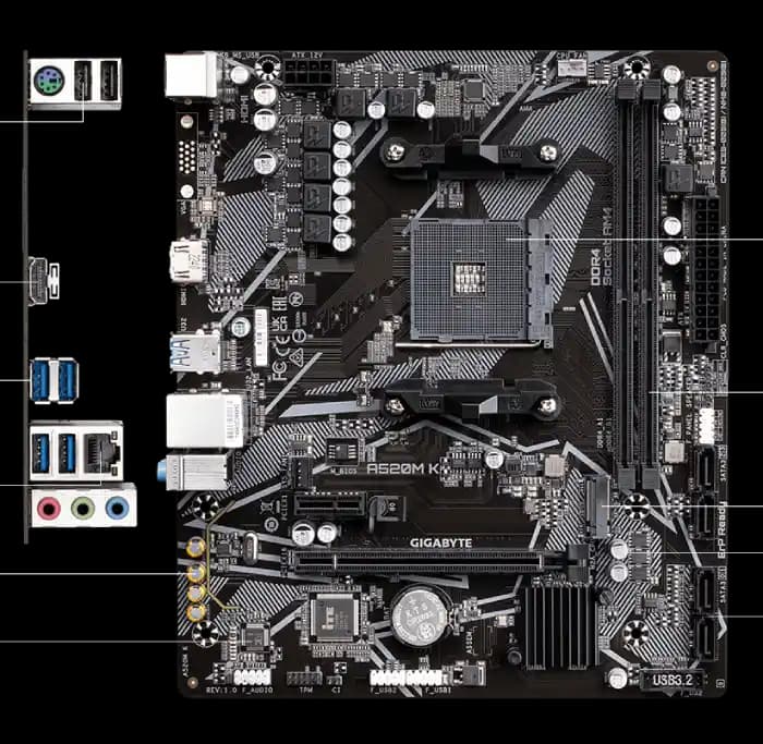 A520M K V2 Anakart: Kompakt Tasarım ve Temel Performans Özellikleri