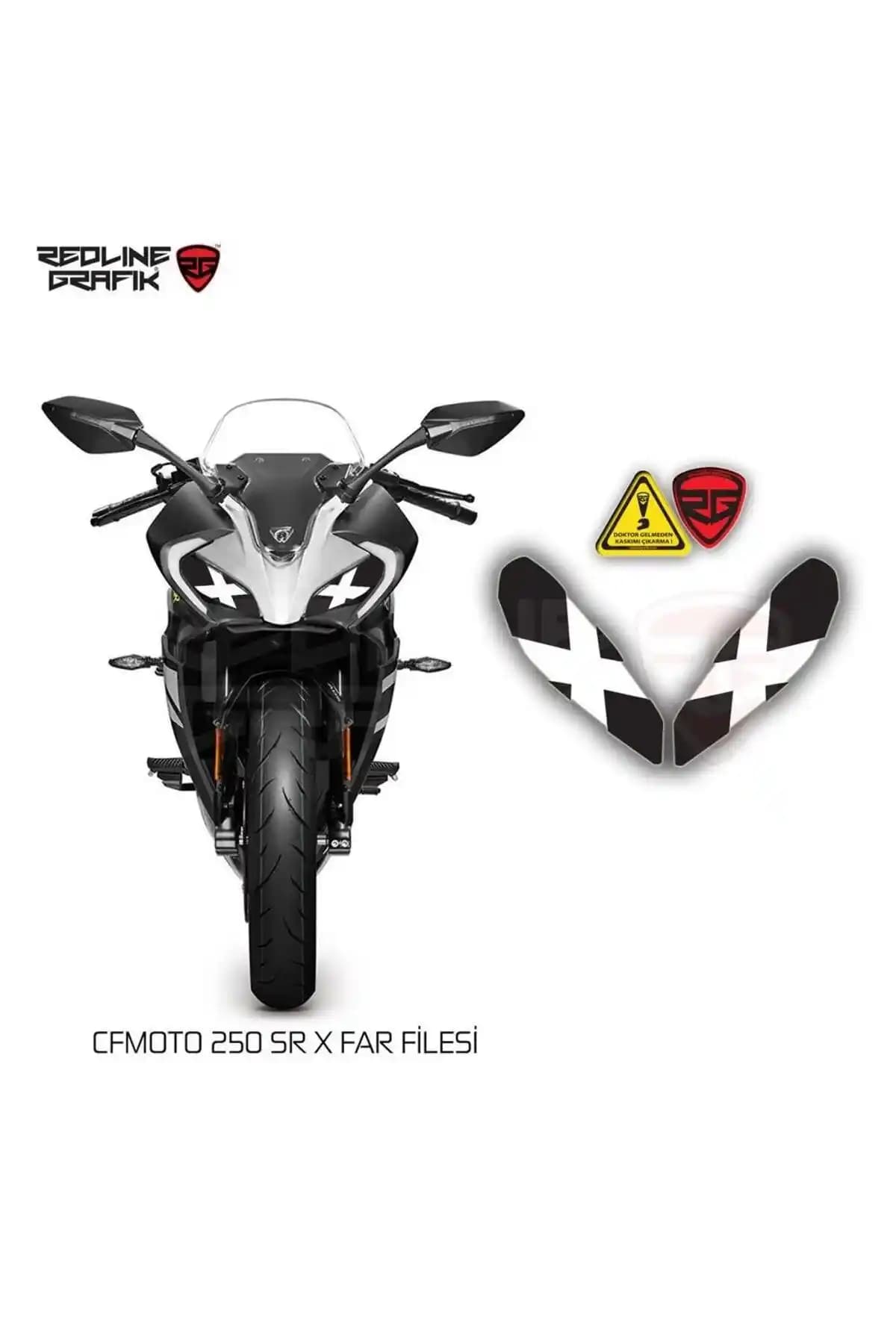 CF Moto Araçları İçin Uyumlu Far Sticker Dekal ile Kişisel Dokunuşlar Yapın