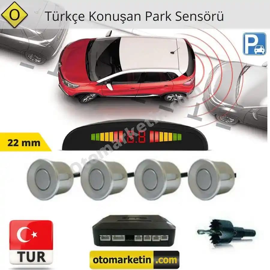 Gelişmiş Gri Renkli Park Sensörleri ile Araç Güvenliğinde Yeni Dönem