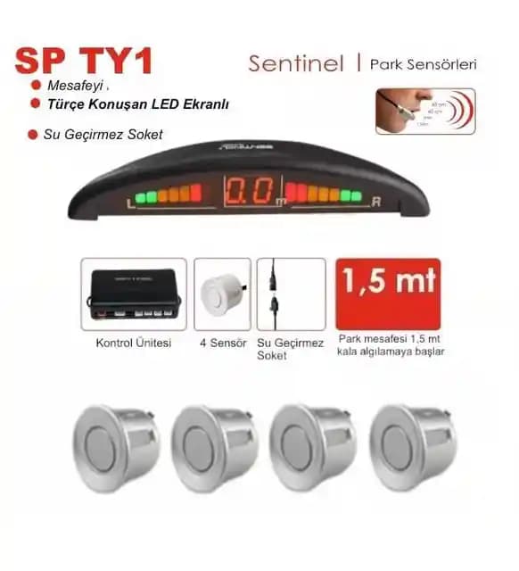 Gri Renkli Ekranlı Park Sensörleri ile Otomobil Güvenliği ve Konforunu Artırın