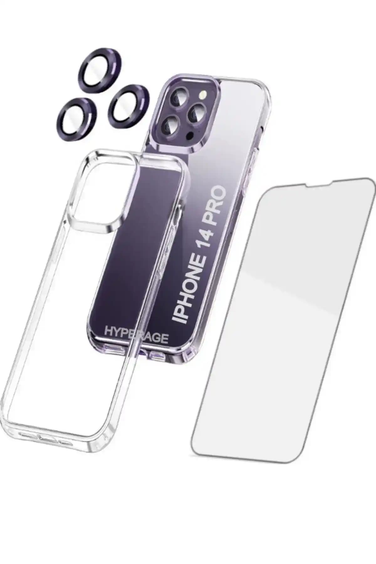 iPhone 14 için şeffaf kamera koruyucu kılıf: estetik ve güvenli telefon koruma seçeneği