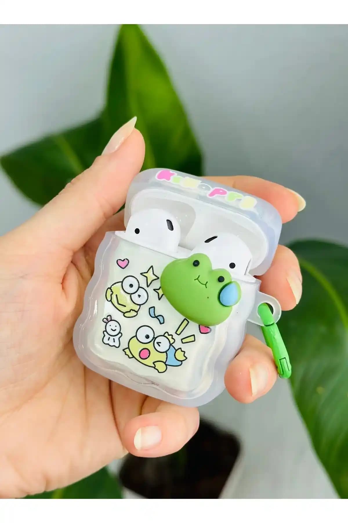 Kaktüs Yeşil AirPods 2 Nesil Aksesuarları ile Kişiselleştirme ve Koruma Çözümleri