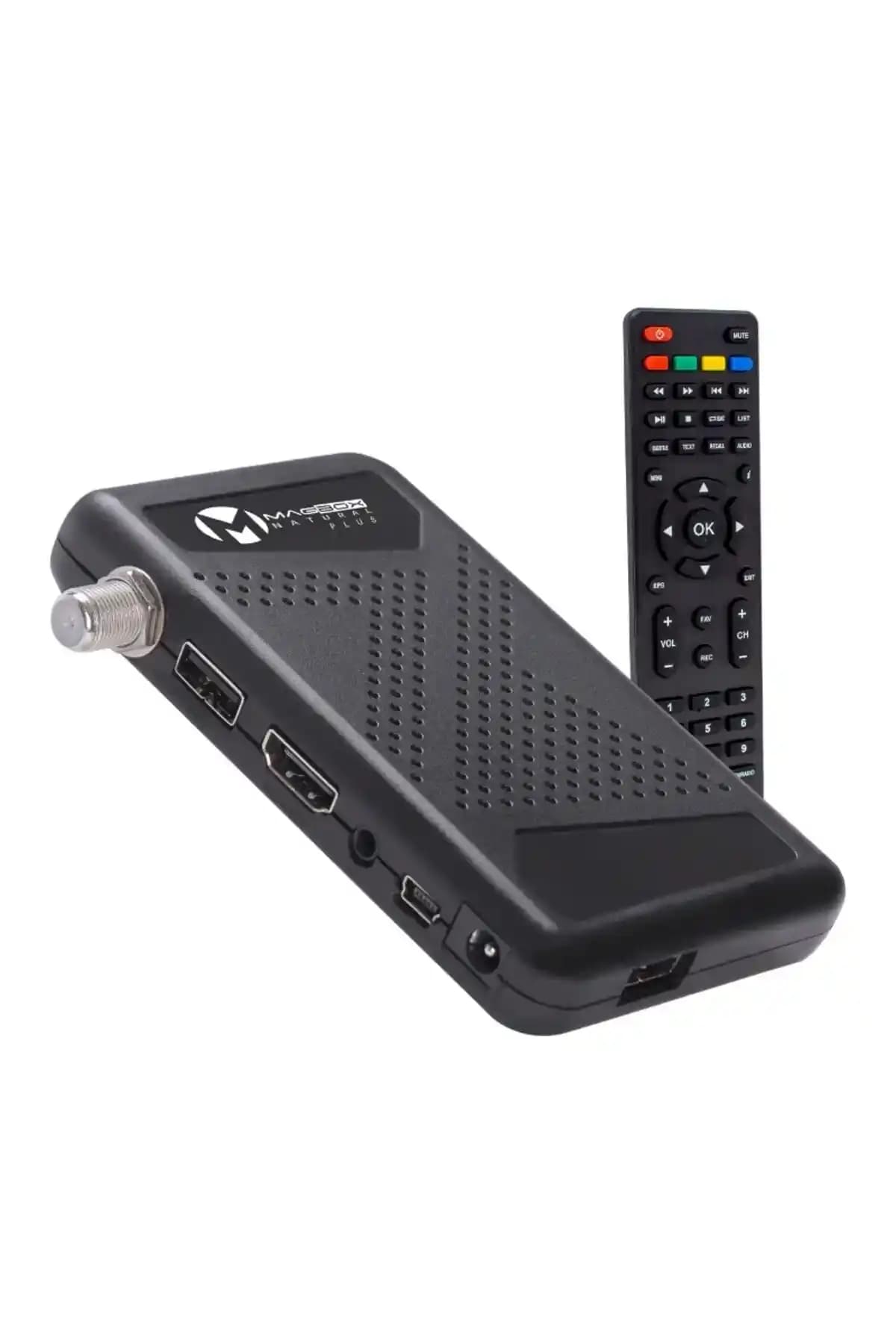 Magbox Natural Plus Full HD Uydu Alıcısı: Yüksek Çözünürlük ve Kullanım Kolaylığı