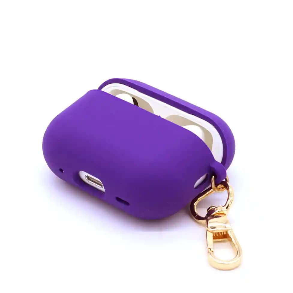 Mor AirPods 2. Nesil Silikon Kılıfı: Dayanıklı ve Şık Koruma Çözümü