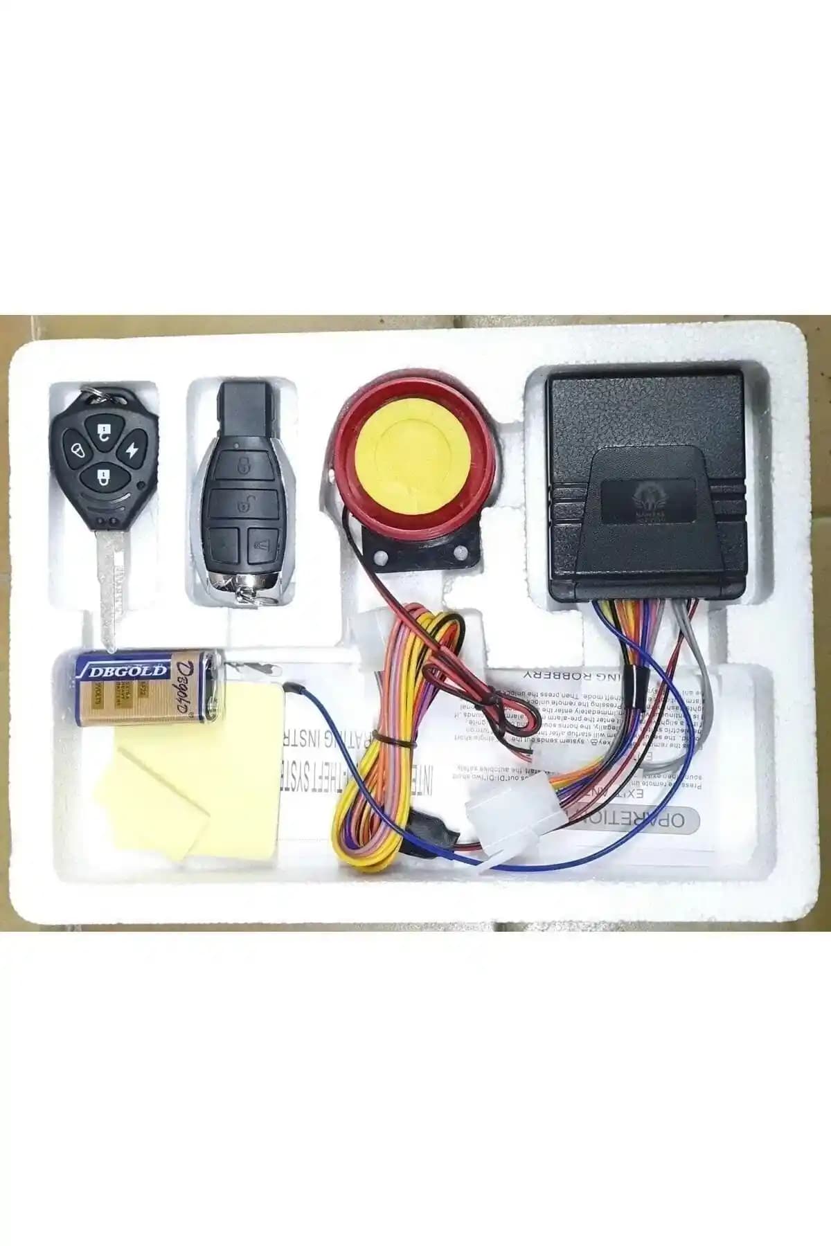 Motor Sikletler İçin Uzaktan Kontrol Edilebilir Güvenlik Alarm Sistemleri Özellikleri