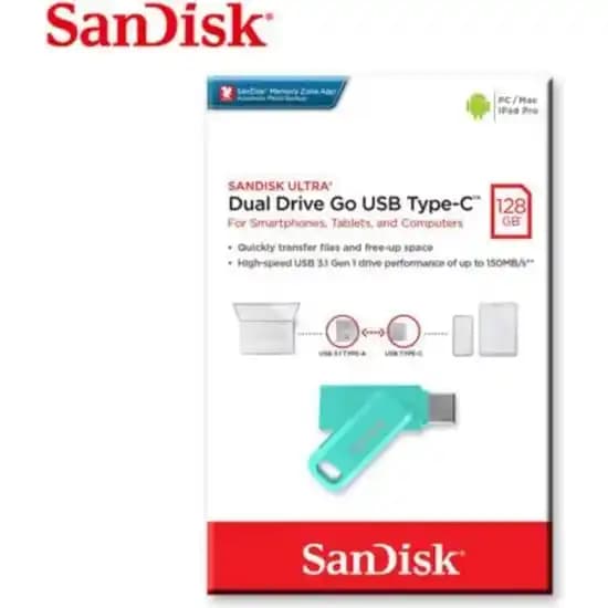 SanDisk Ultra Dual Drive 128 GB: Çok Yönlü ve Yüksek Kapasiteli Taşınabilir Bellek Çözümü