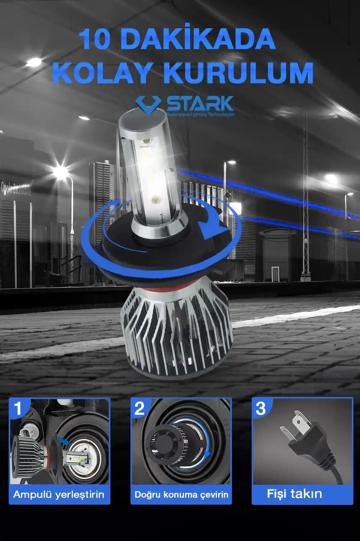 Şimşek Etkili LED Far Ampulleri ile Gece Sürüşlerinde Güvenliği Artırma Yöntemleri