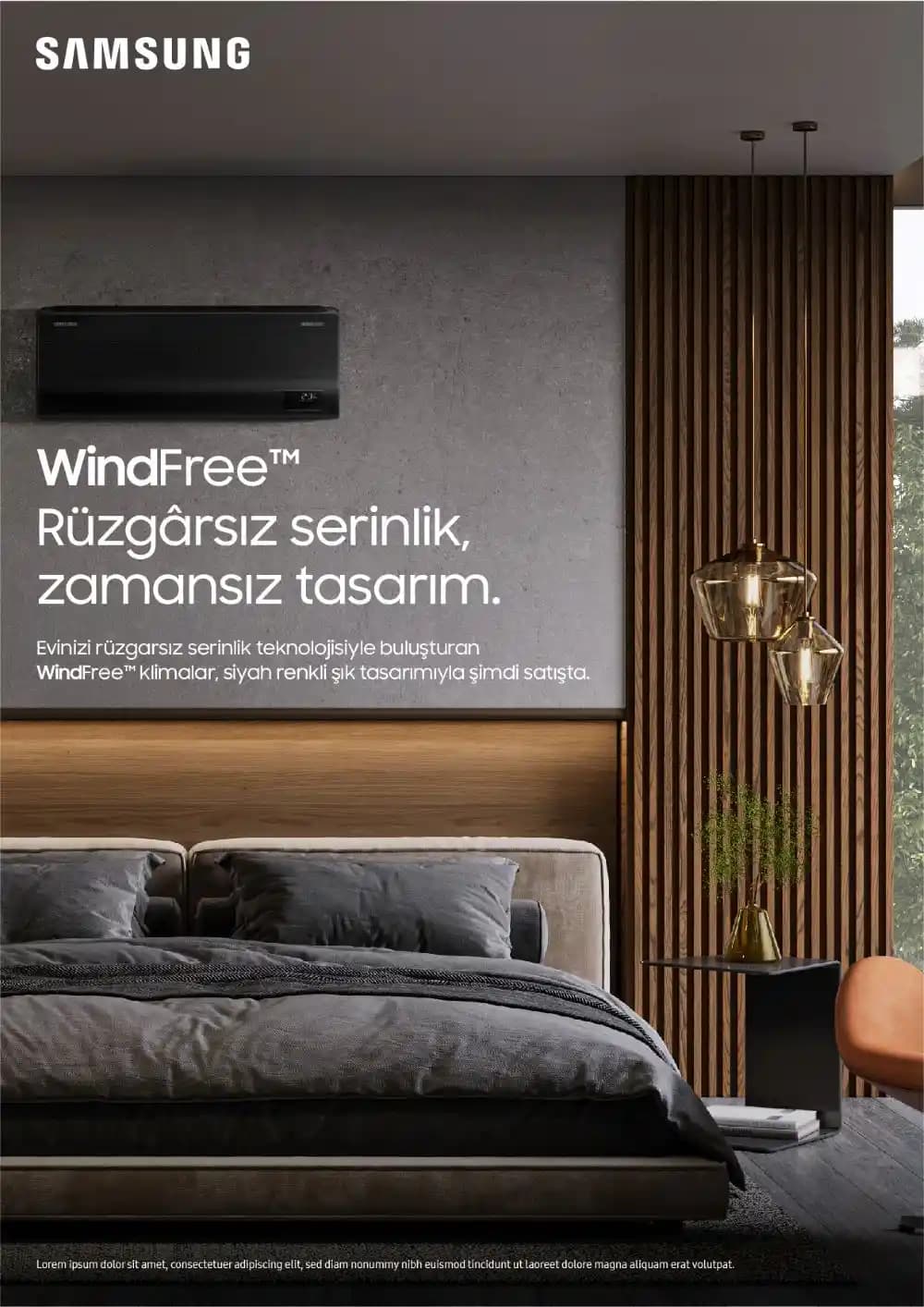 Siyah WindFree Klima Teknolojisi ile Estetik ve Konforun Modern Buluşması