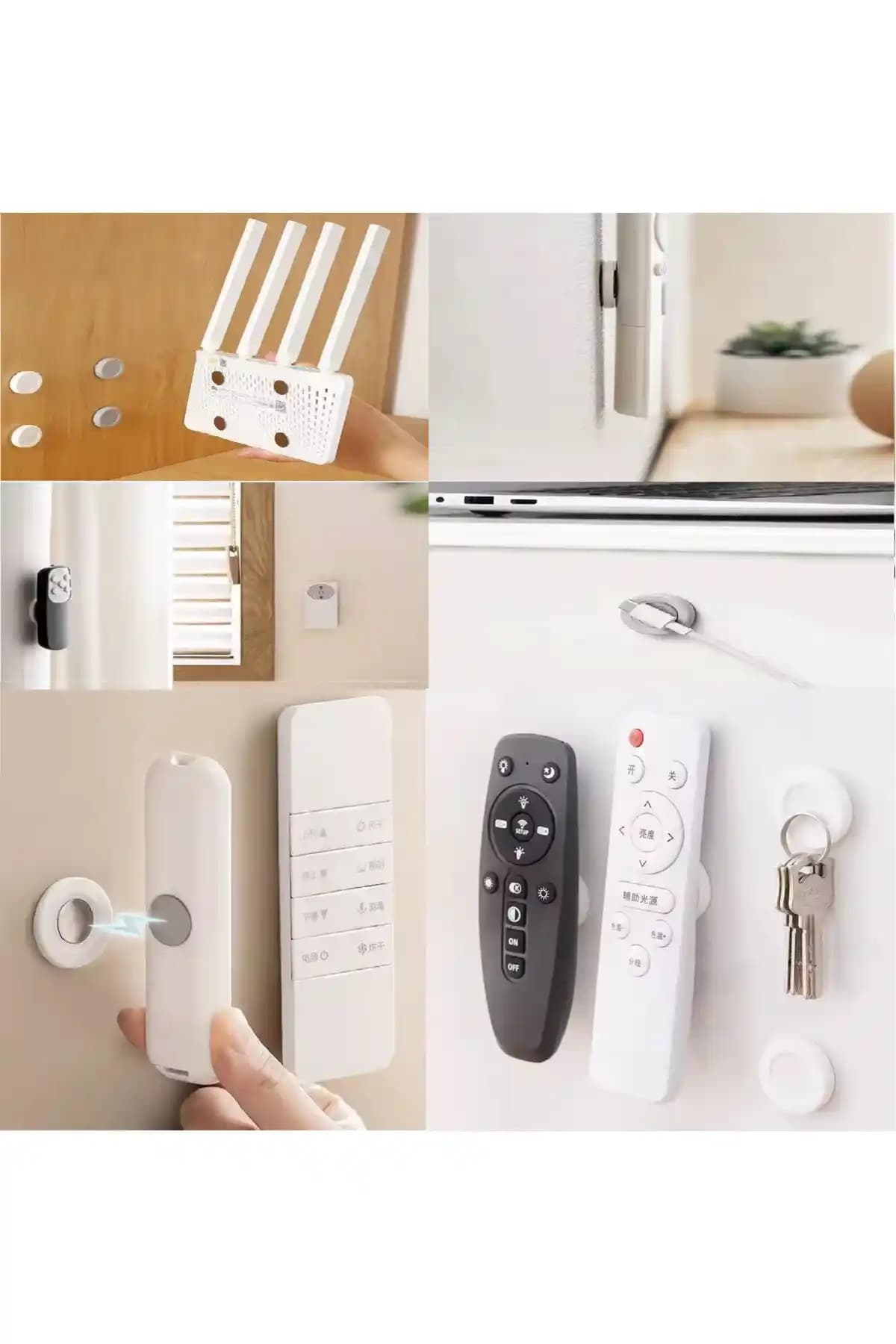 Yapışkanlı Kumanda Tutucuları ile Elektronik Cihazlarınızı Düzenli ve Kolay Kullanım Sağlayın