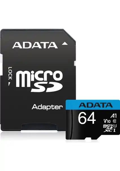 Adata 64GB Premier microSDXC Kartı: Yüksek Performans ve Güvenilir Depolama Çözümü