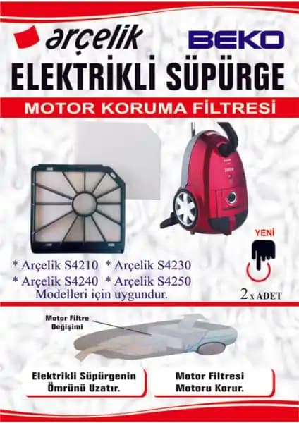 Arçelik S Serisi Süpürge Motor Koruma Filtresi Detaylı İnceleme ve Kullanım Rehberi