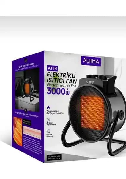 Auhma AT1H Elektrikli Isıtıcı Fan: Hızlı ve Güvenilir Kış Isıtma Çözümü